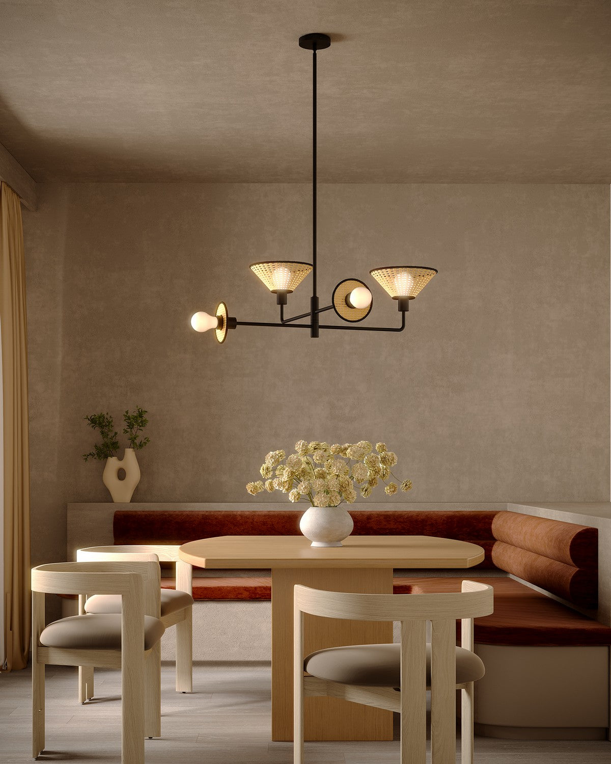 Lustre 4 lumières | Piper