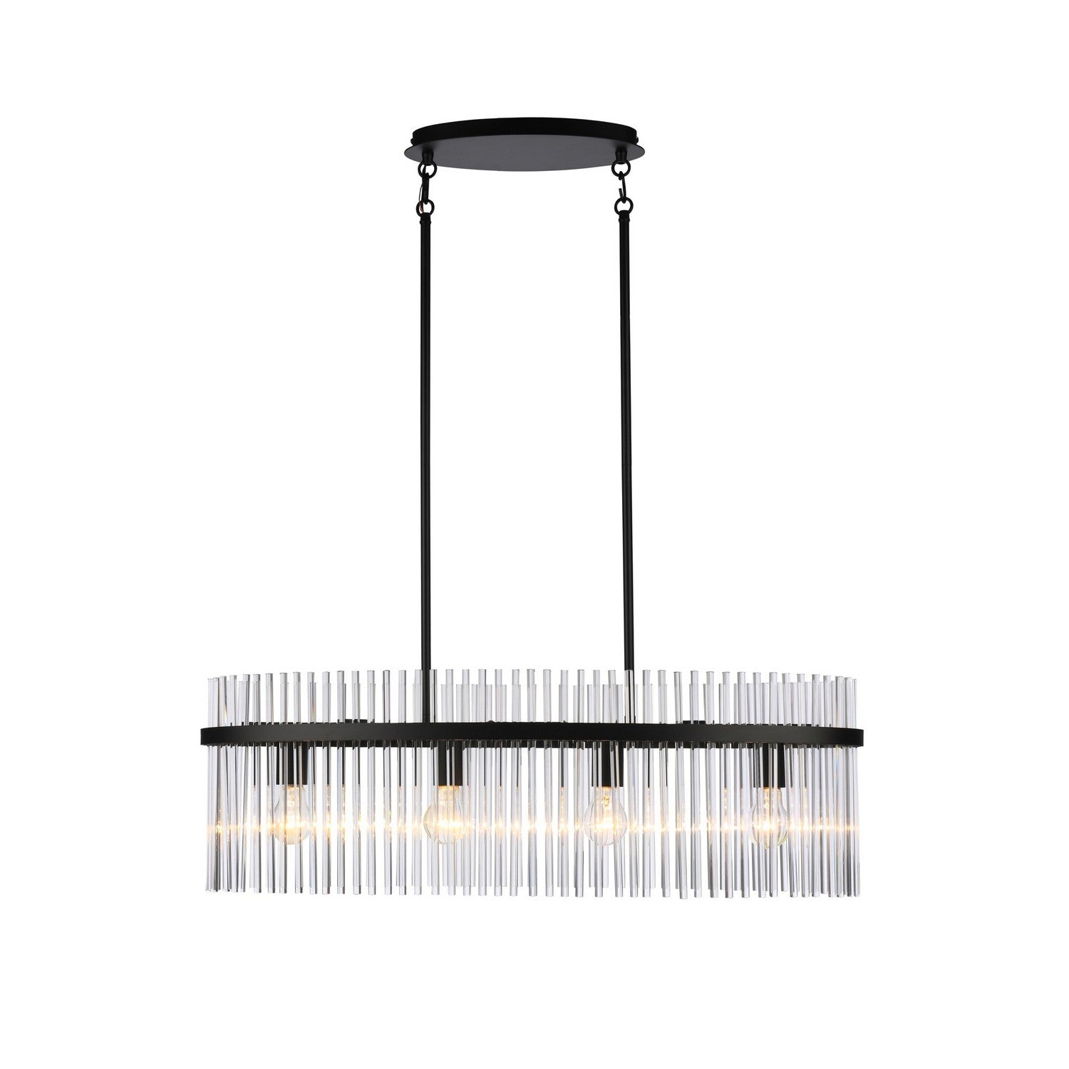Suspension d'îlot 4 lumières | Ava