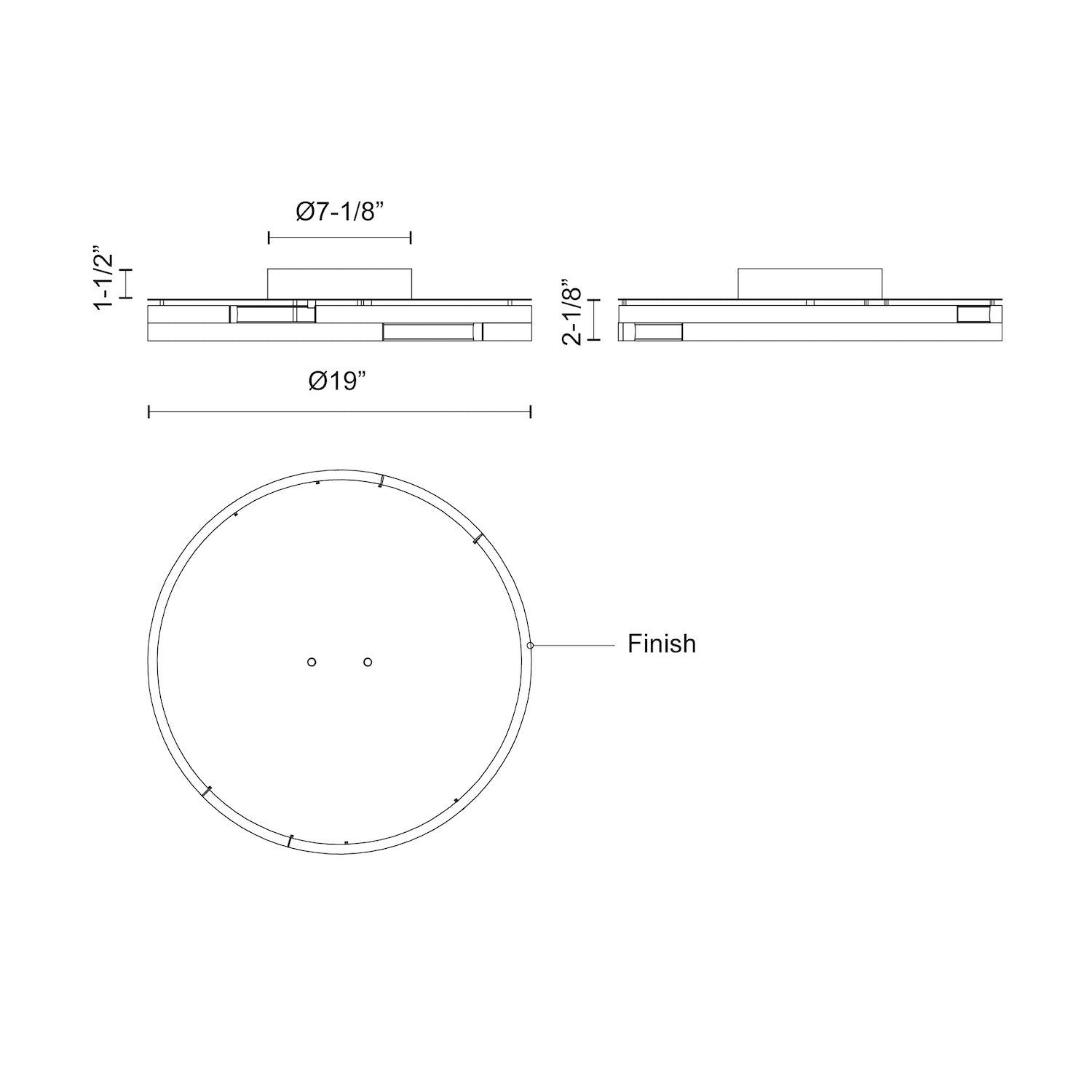 Plafonnier DEL | Anello Minor