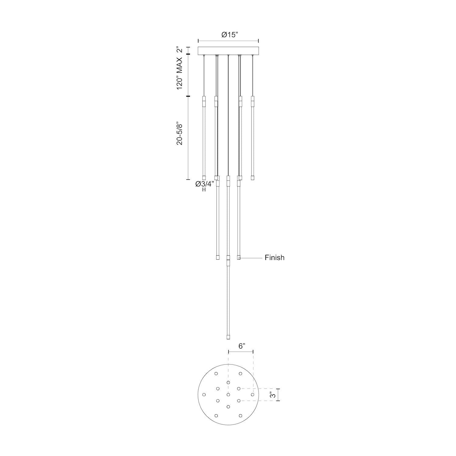 Suspension DEL | Motif