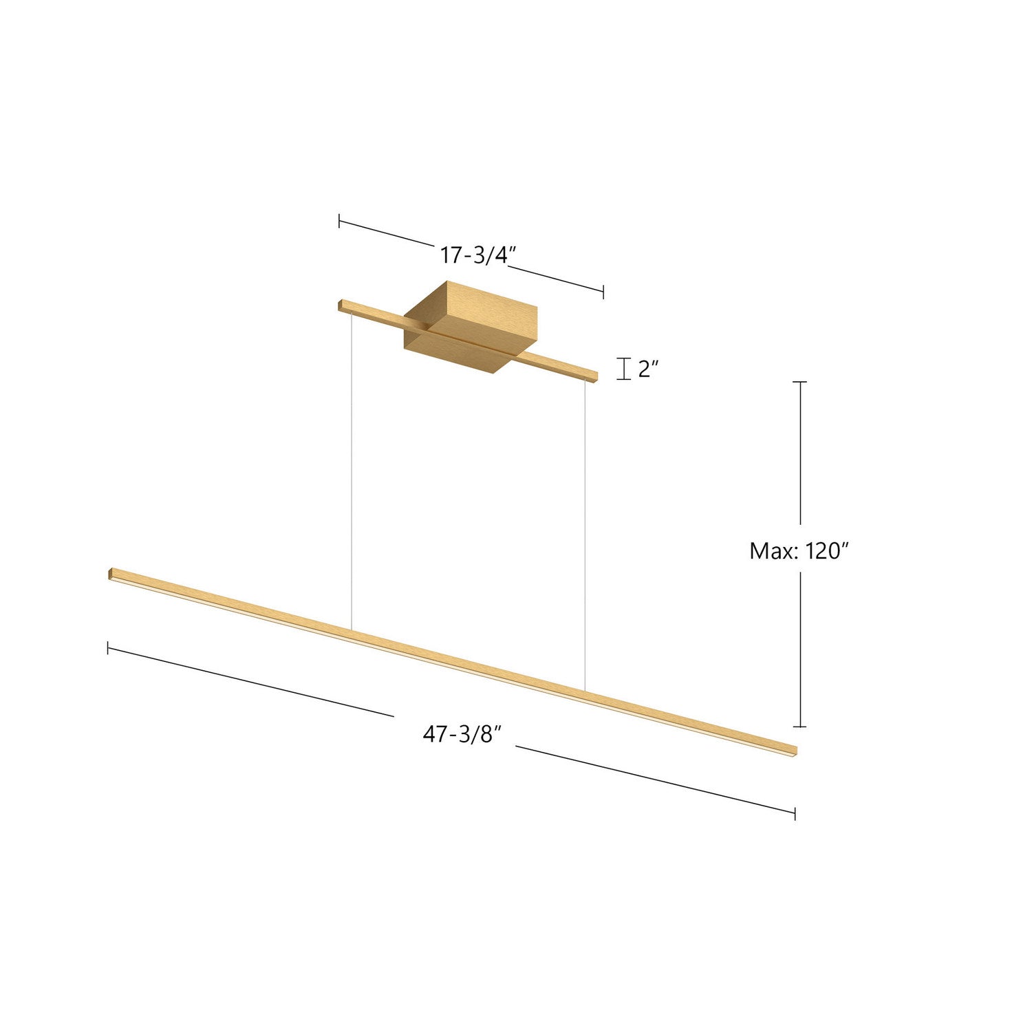 Suspension linéaire DEL | Vega Minor