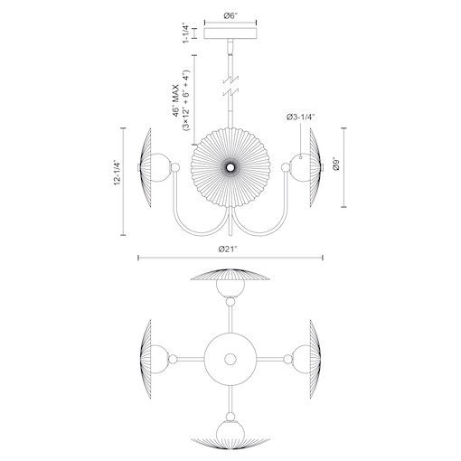 Suspension DEL | Hera