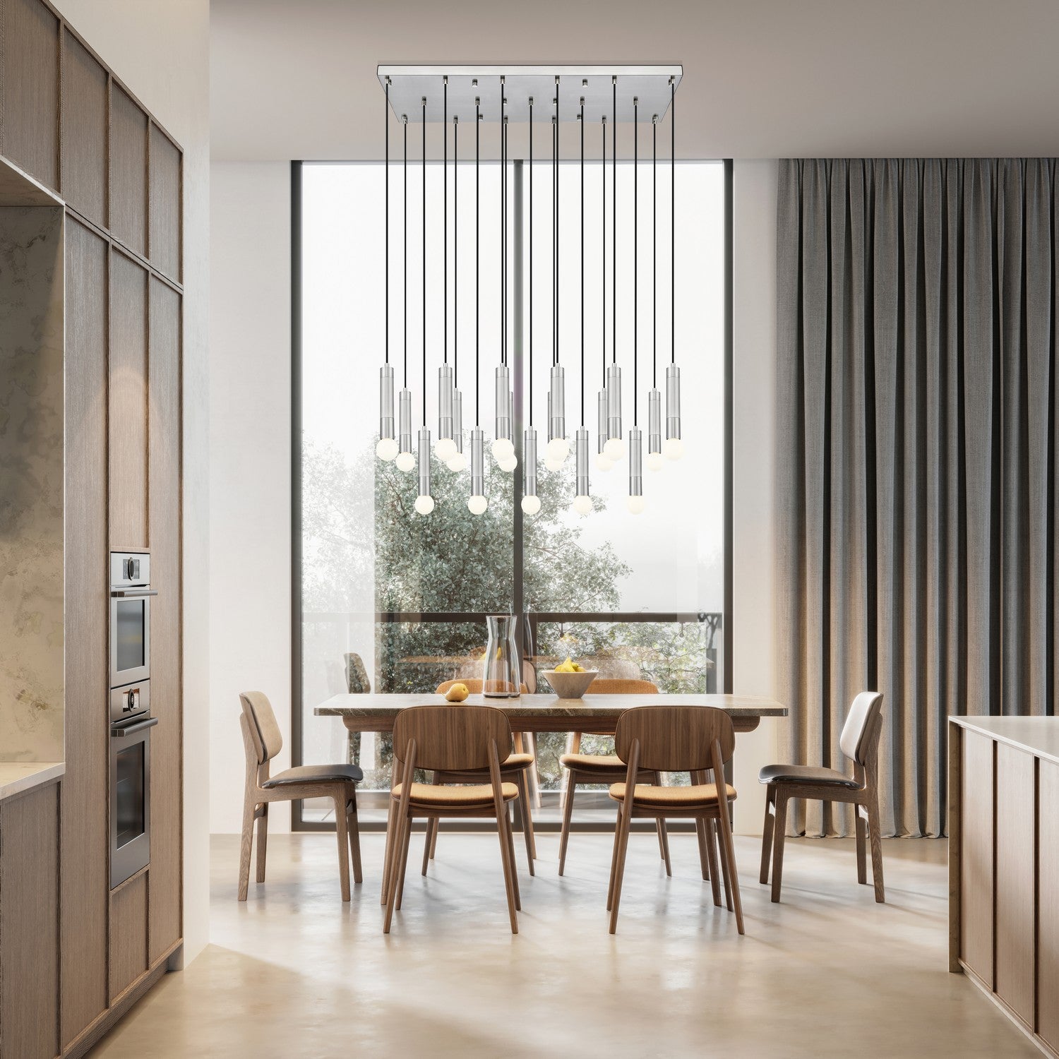 Lustre linéaire 17 lumières | Stari