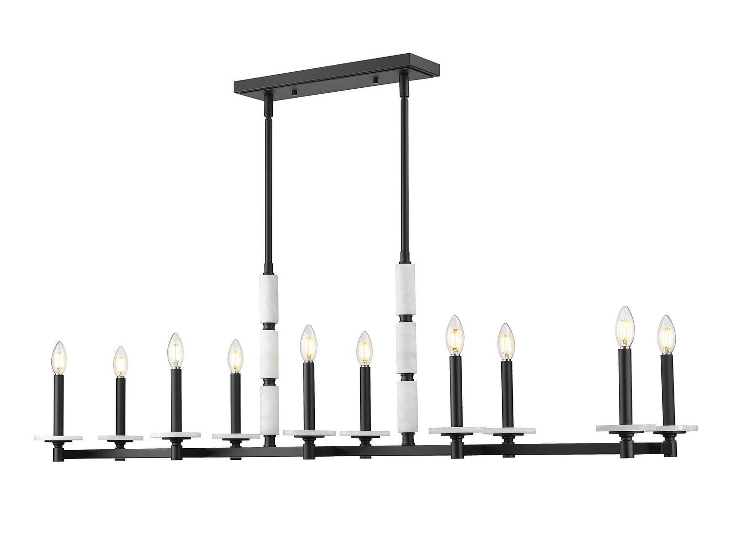 Lustre linéaire 10 lumières | Kaden