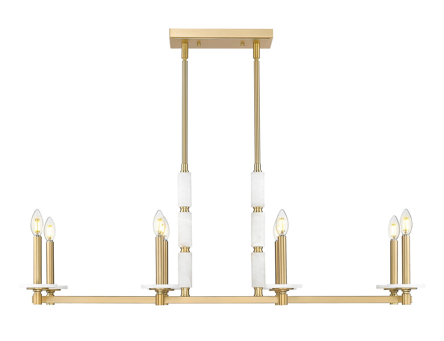 Lustre linéaire 8 lumières | Kaden