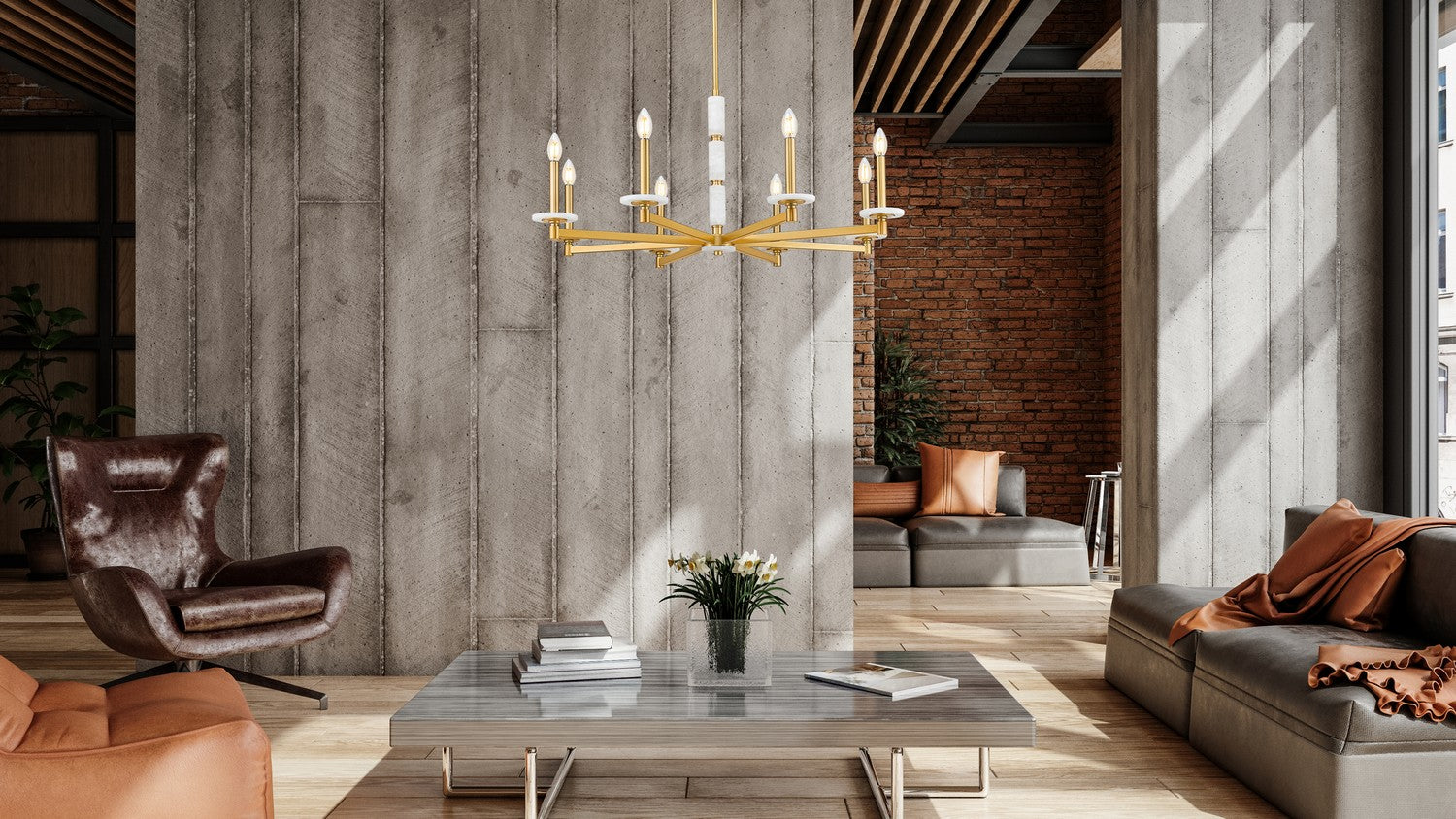 Lustre 8 lumières | Kaden