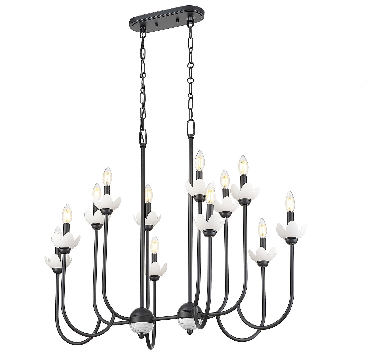 Lustre linéaire 12 lumières | Allistair