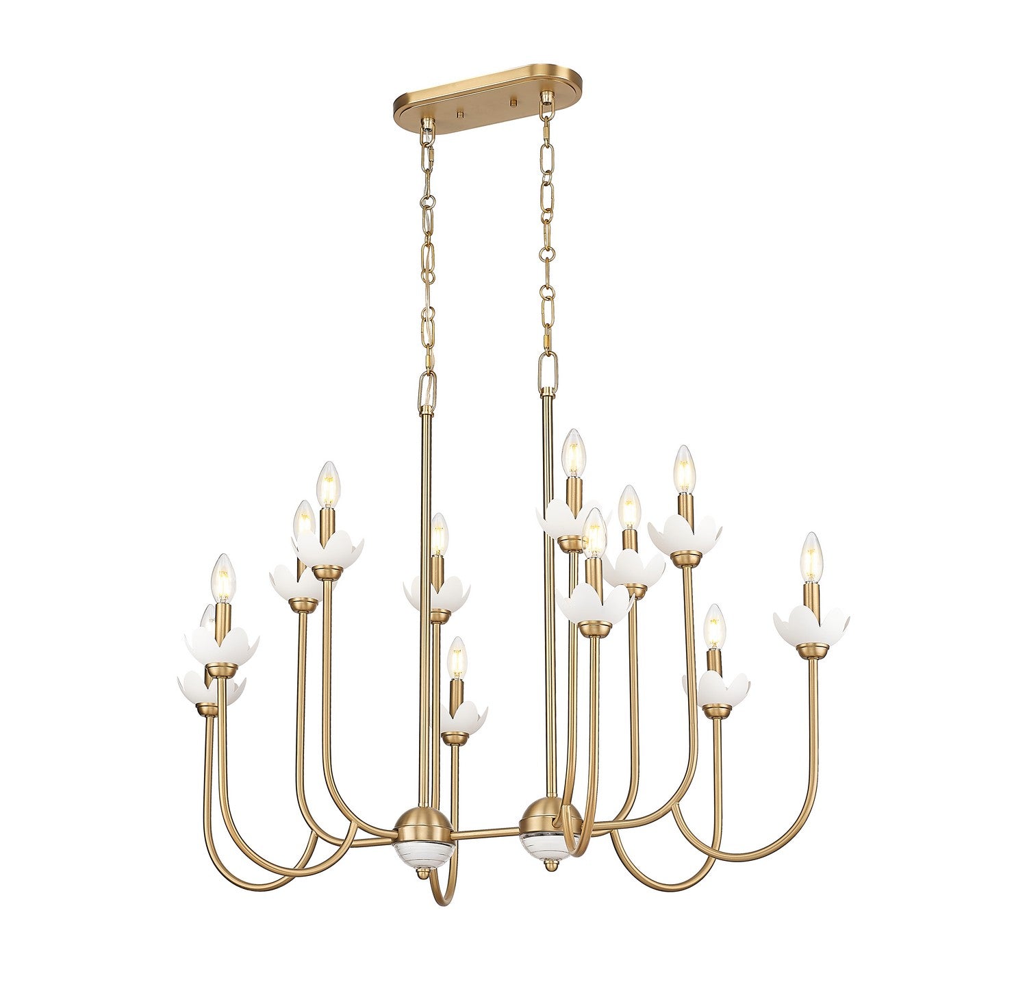 Lustre linéaire 12 lumières | Allistair