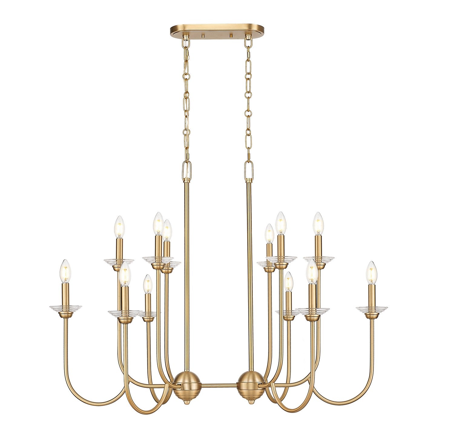 Lustre linéaire 12 lumières | Allistair