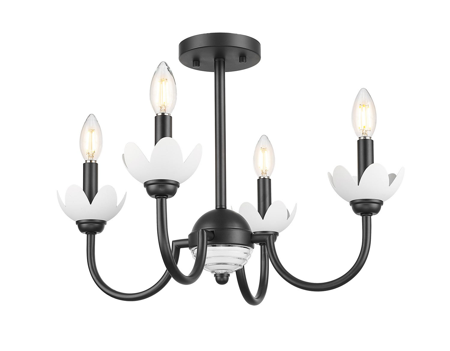 Semi-plafonnier 4 lumières | Allistair
