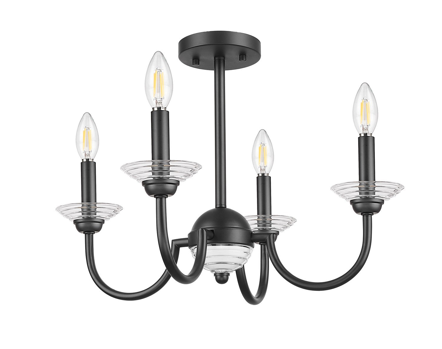 Semi-plafonnier 4 lumières | Allistair