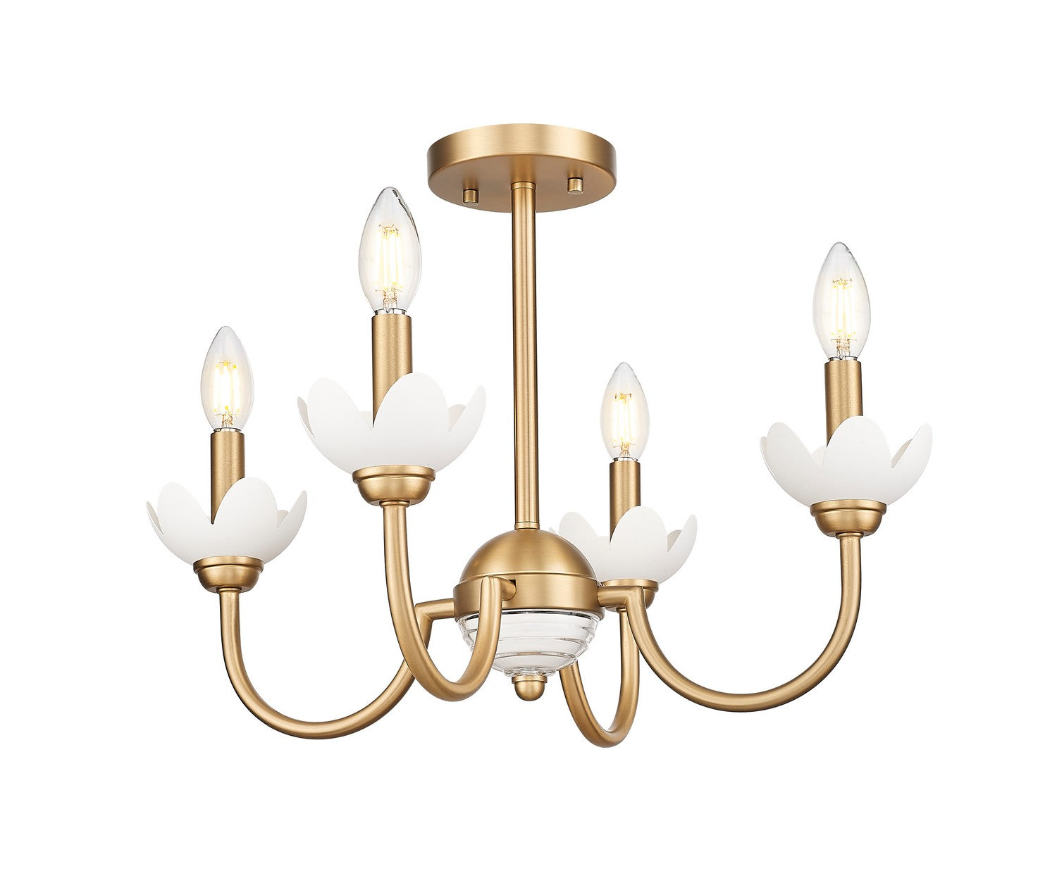 Semi-plafonnier 4 lumières | Allistair