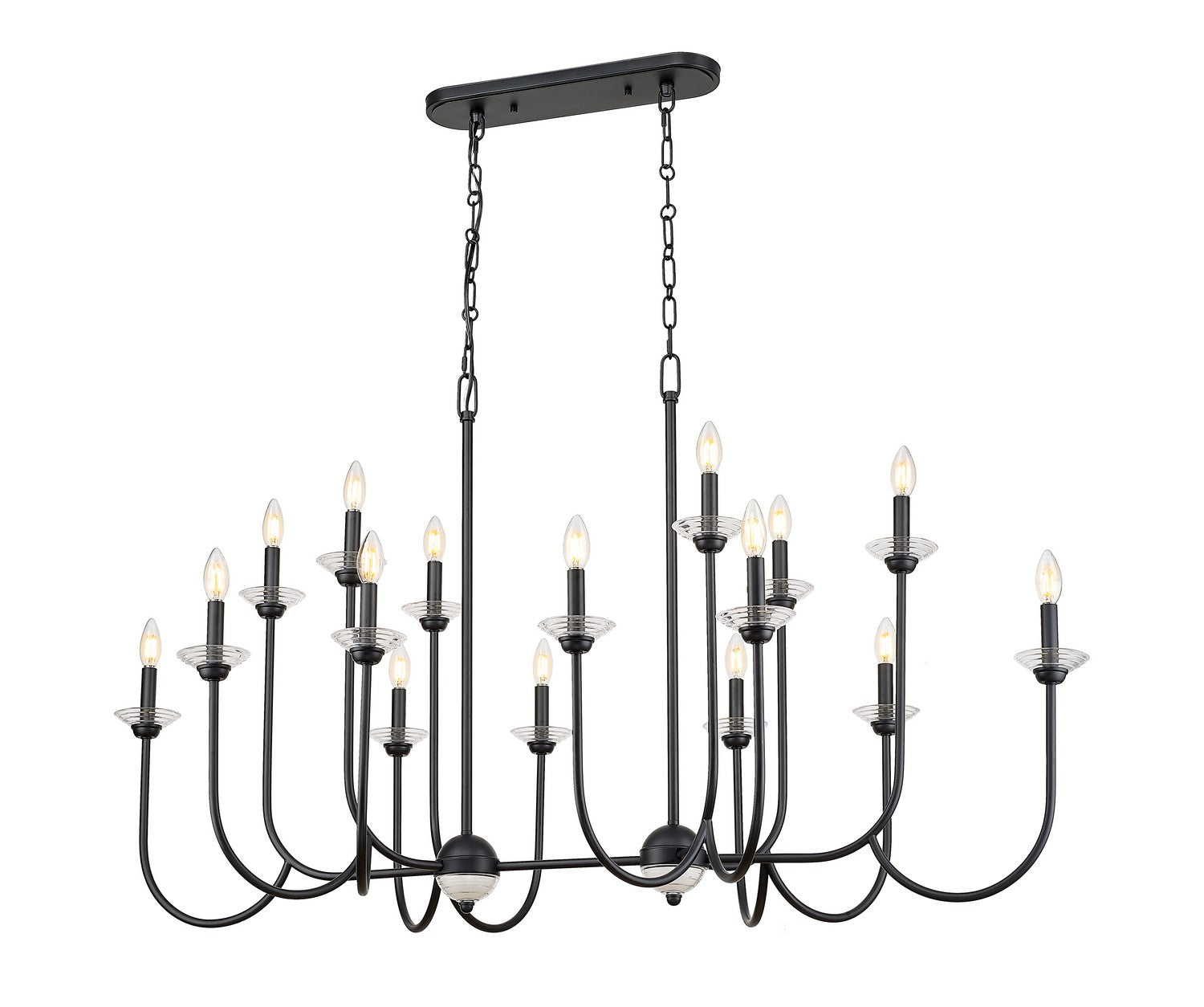 Lustre linéaire 16 lumières | Allistair