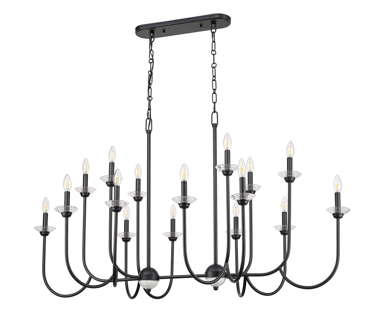 Lustre linéaire 16 lumières | Allistair