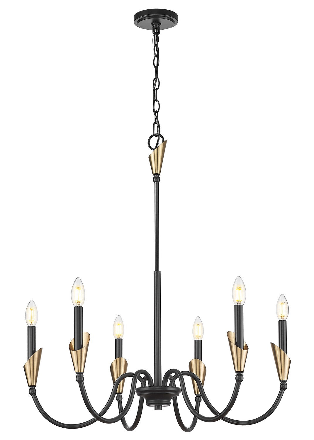 Lustre 6 lumières | Claudelle