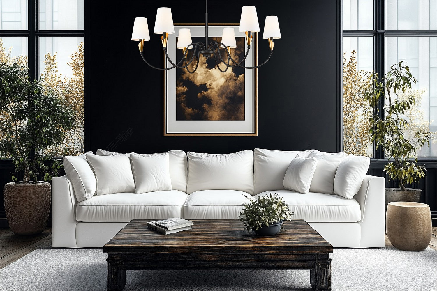 Lustre 6 lumières | Claudelle