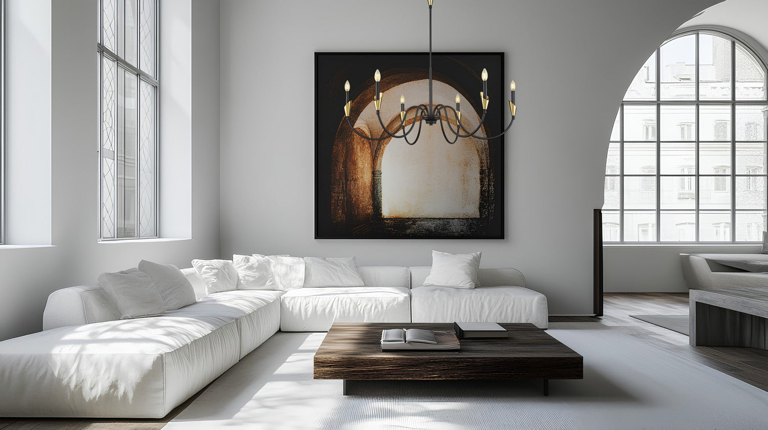 Lustre 6 lumières | Claudelle