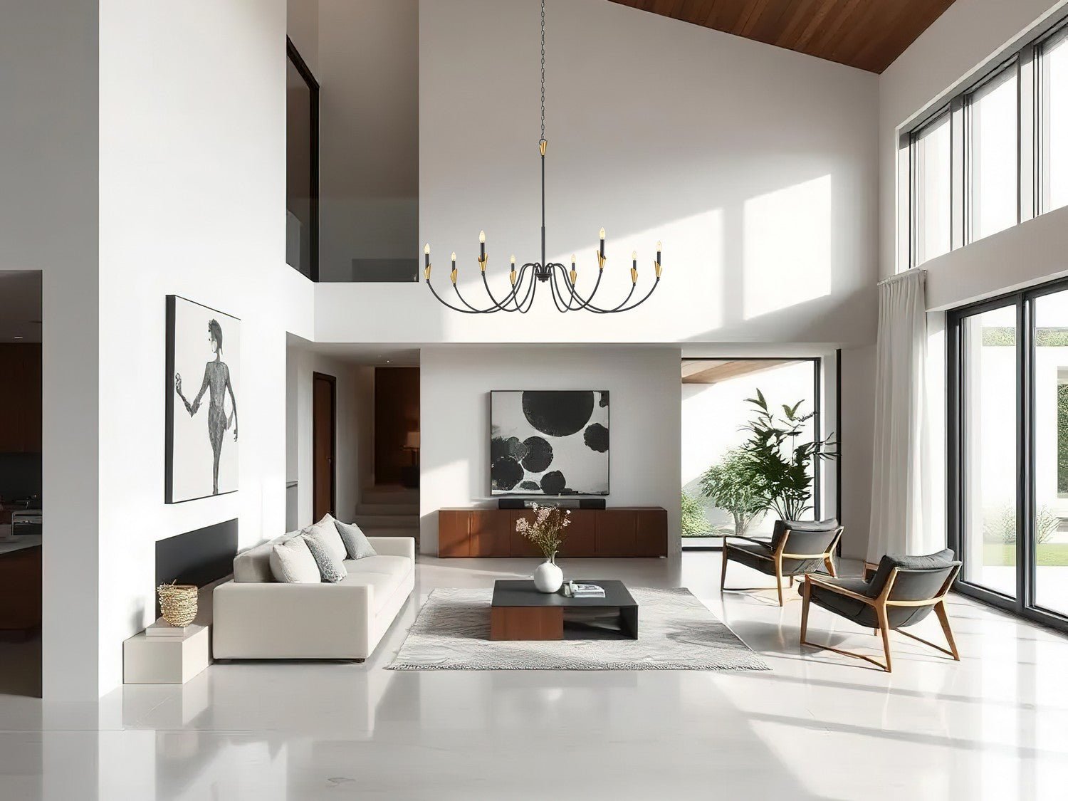 Lustre 8 lumières | Claudelle