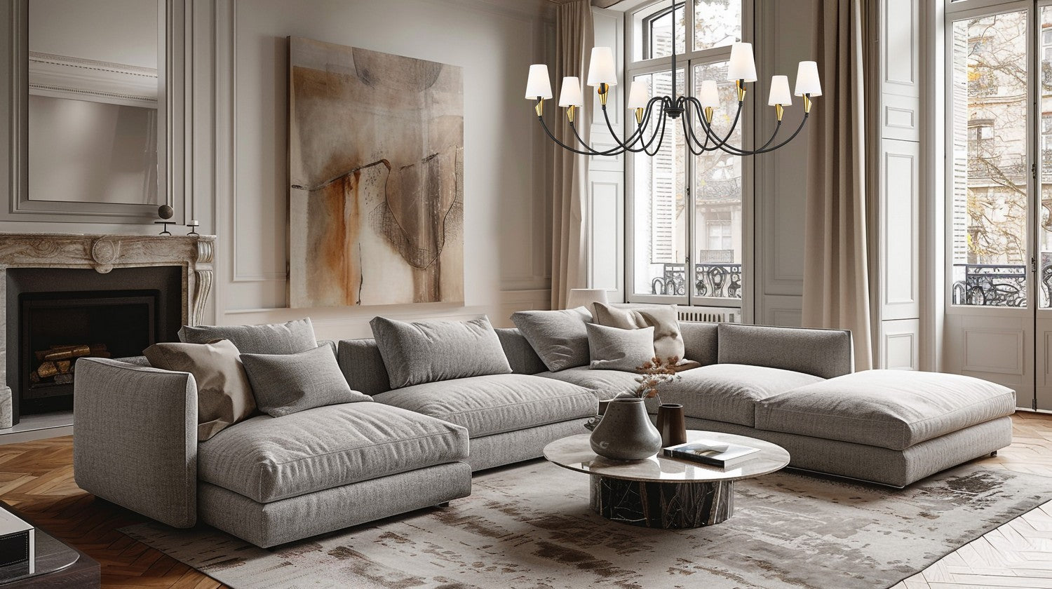 Lustre 8 lumières | Claudelle