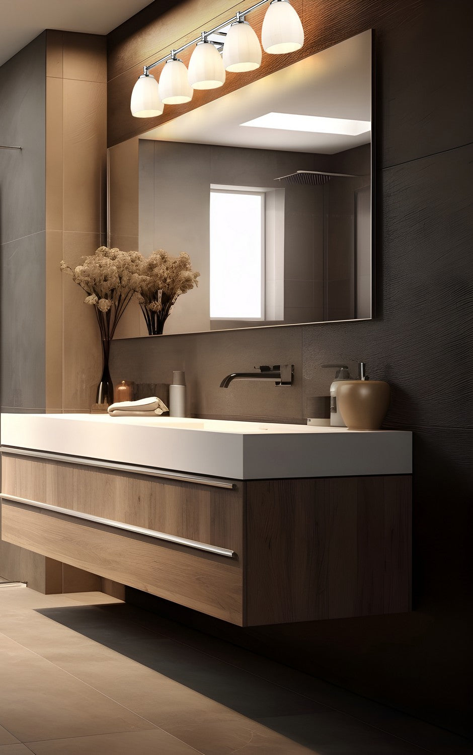 Applique de vanité 5 lumières | Oren