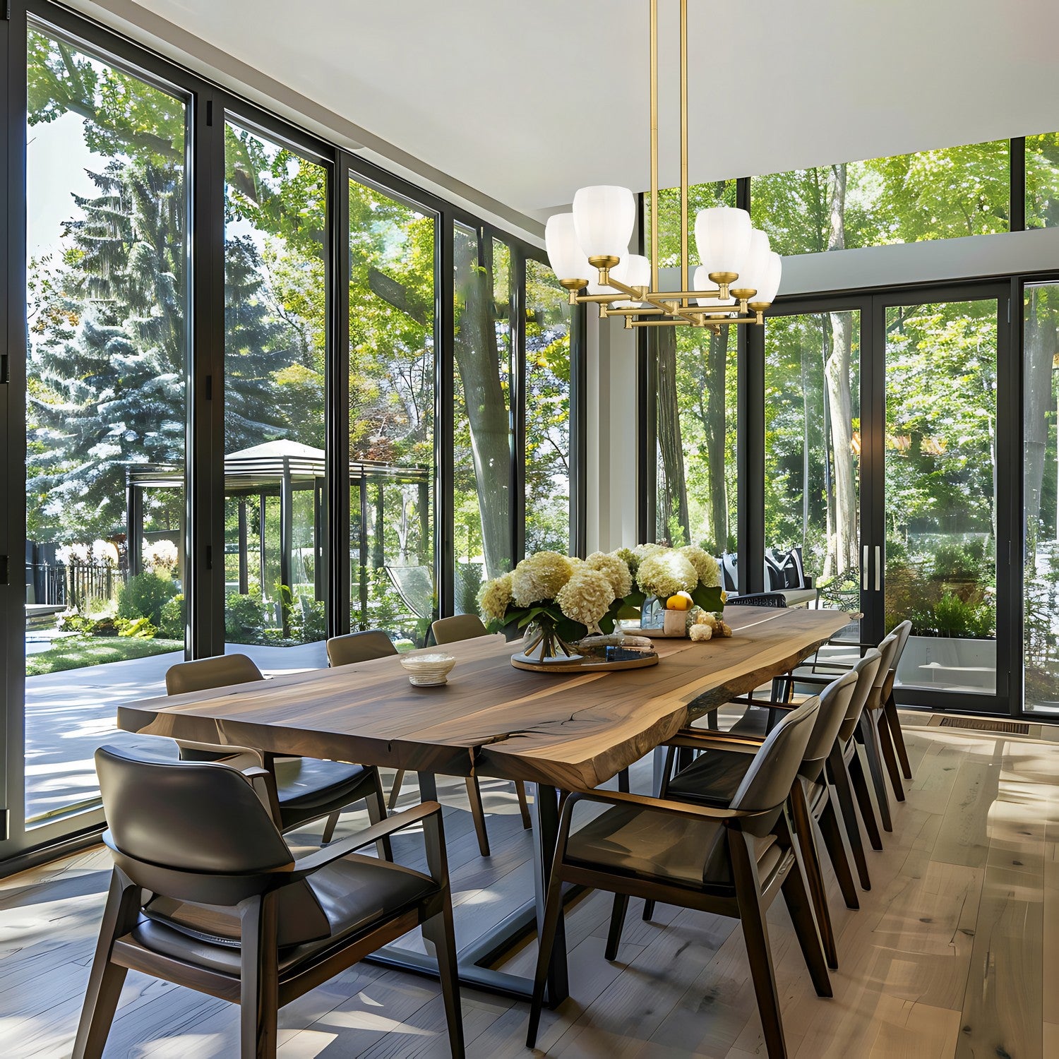 Lustre linéaire 8 lumières | Oren