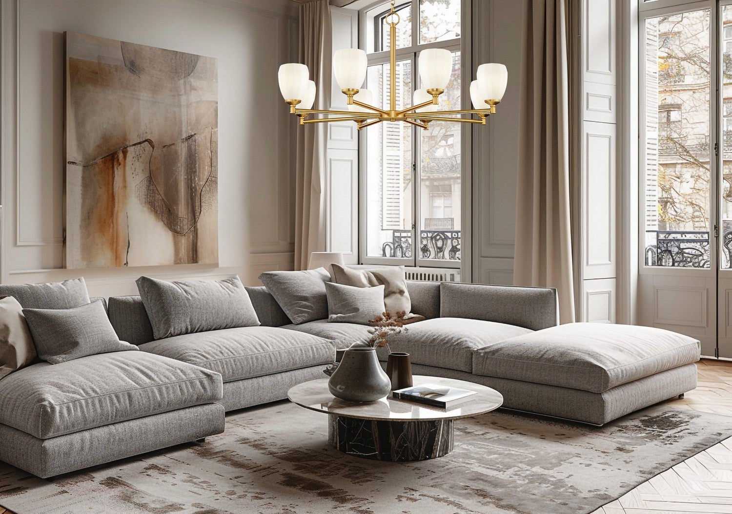 Lustre 8 lumières | Oren