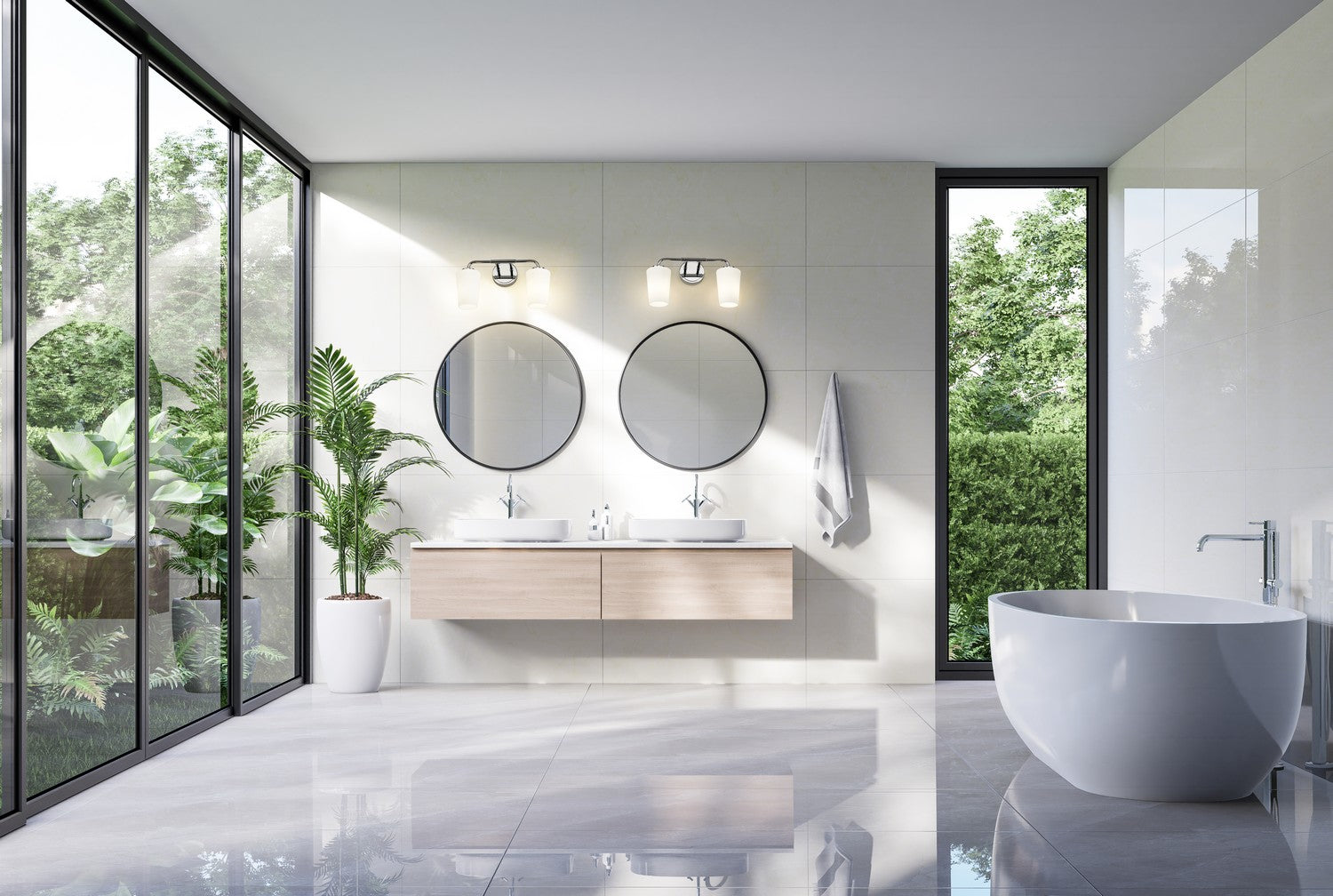 Applique de vanité 2 lumières | Montford