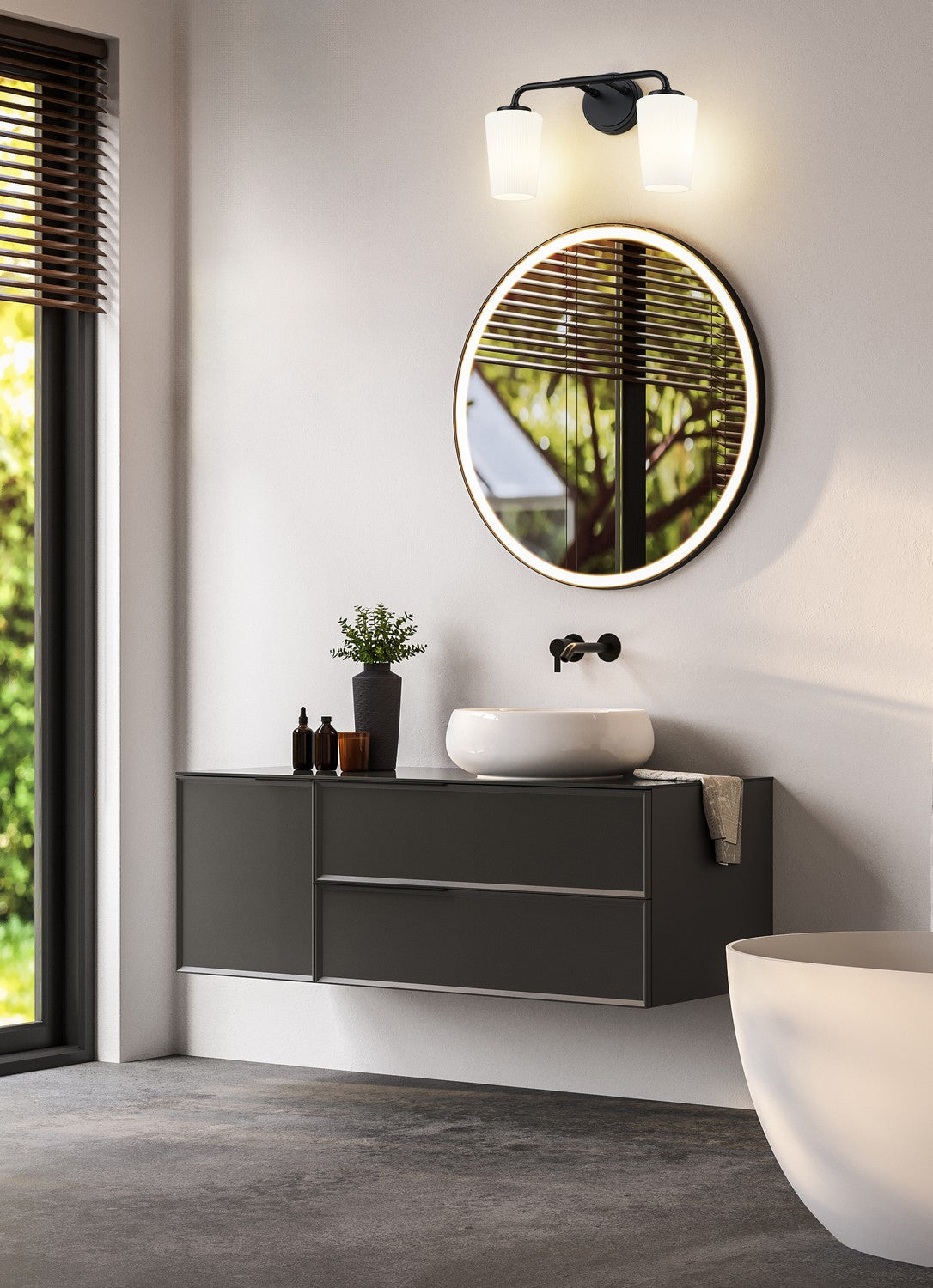 Applique de vanité 2 lumières | Montford