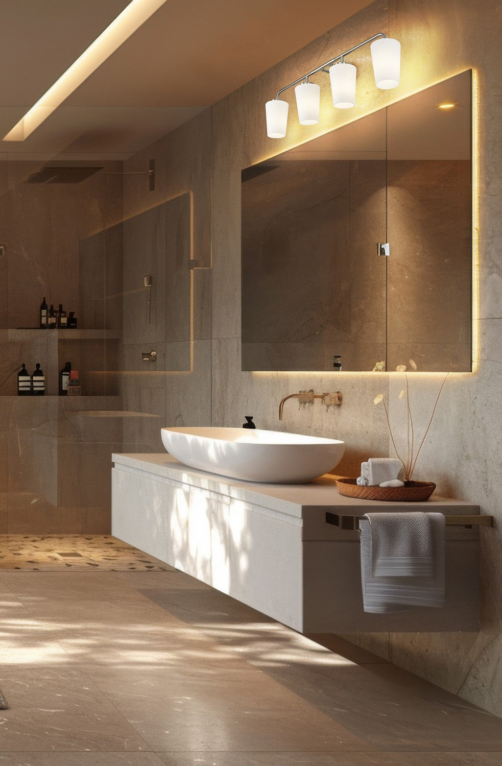 Applique de vanité 4 lumières | Montford