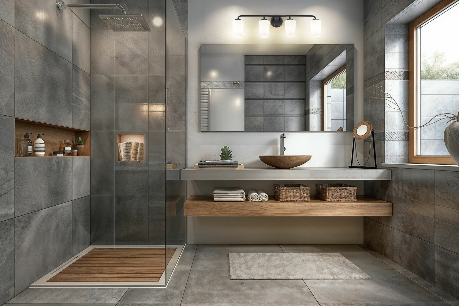 Applique de vanité 4 lumières | Montford