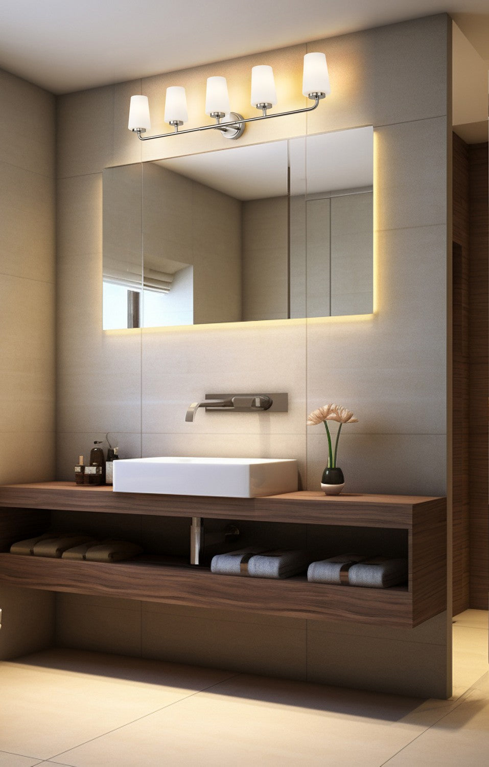 Applique de vanité 5 lumières | Montford