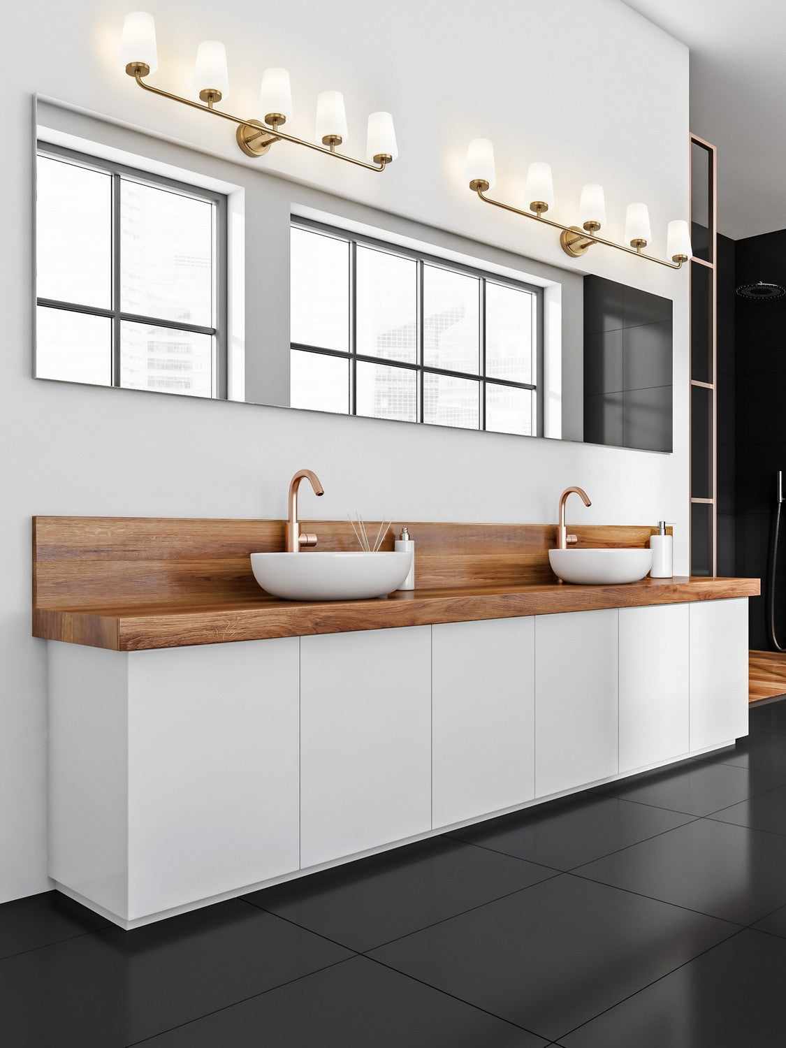 Applique de vanité 5 lumières | Montford