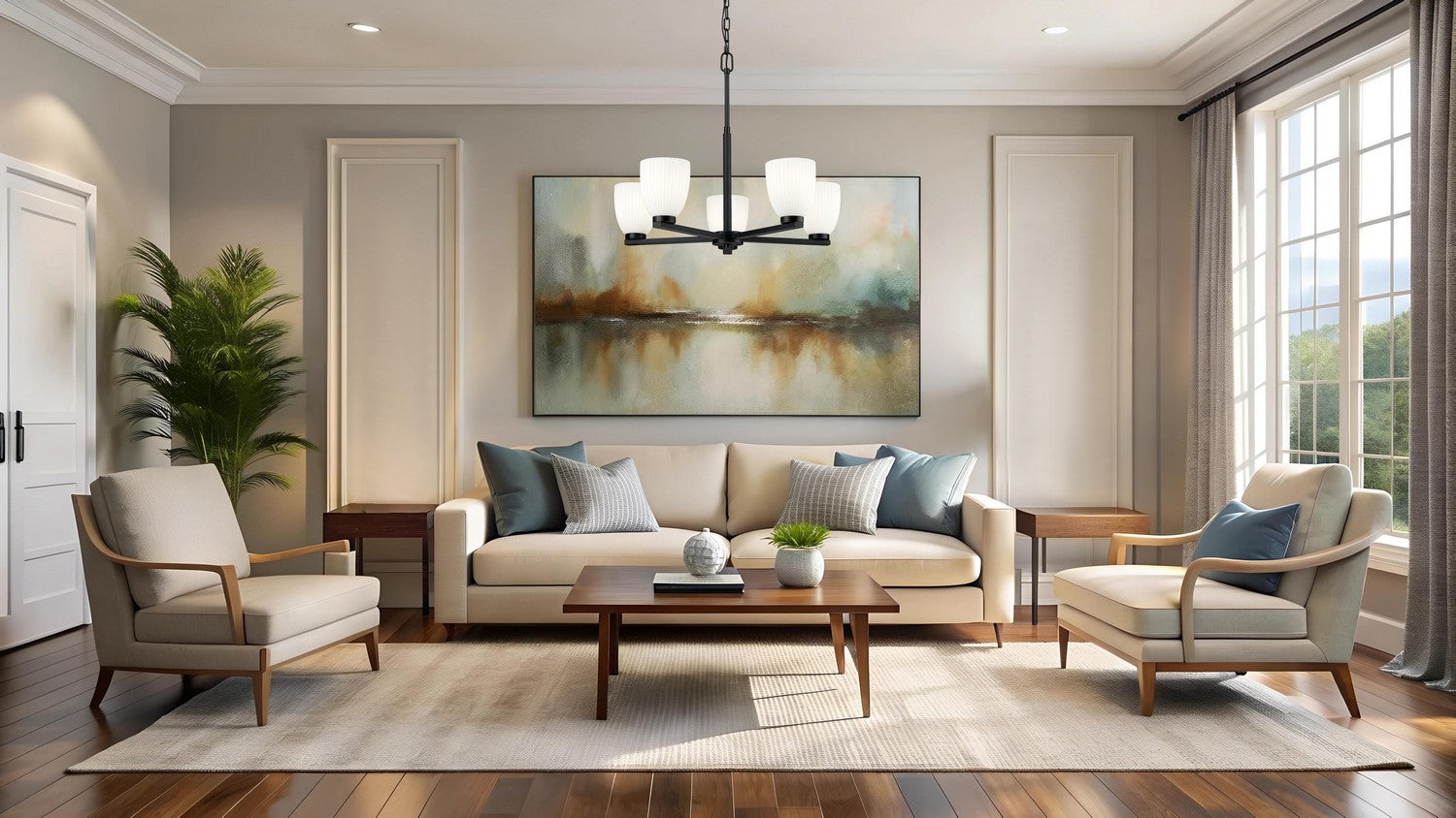 Lustre 5 lumières | Naya
