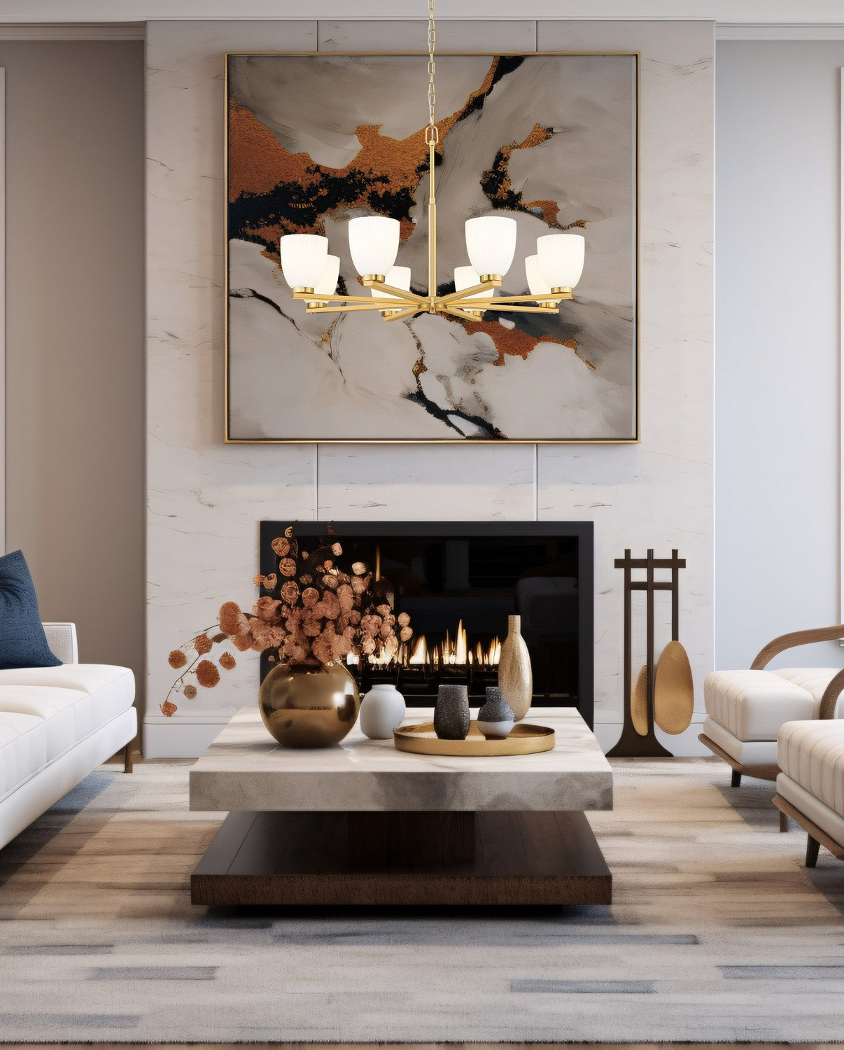 Lustre 8 lumières | Naya