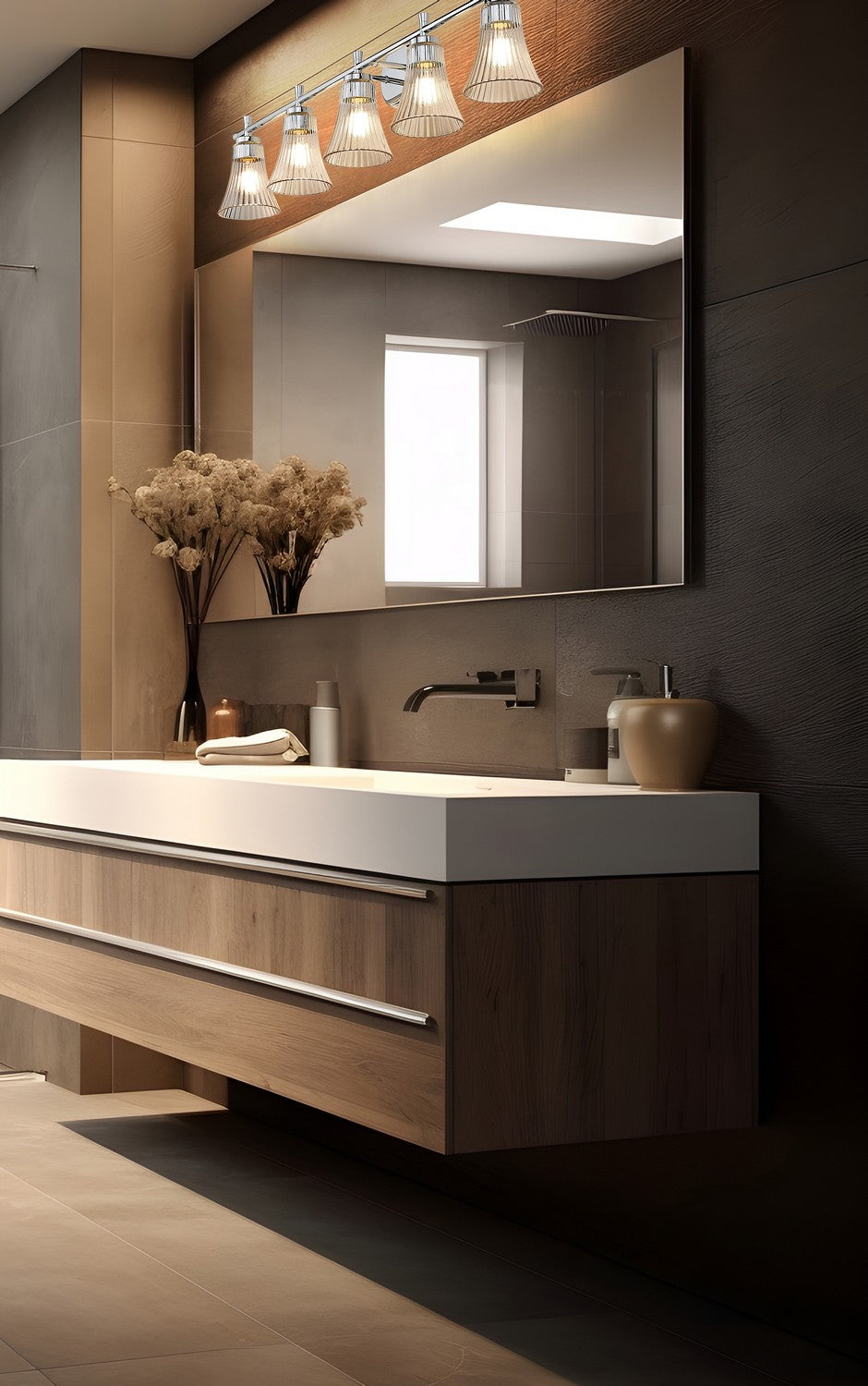 Applique de vanité 5 lumières | Belle