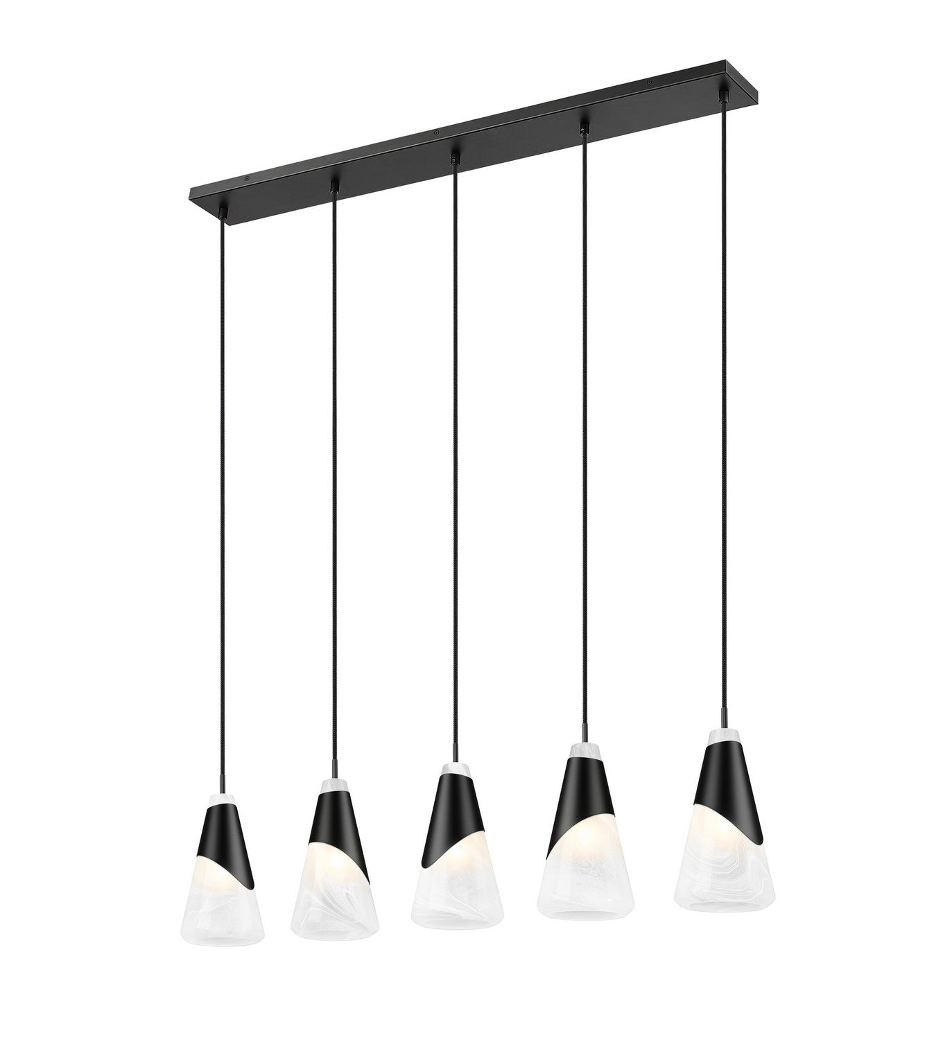 Lustre linéaire 5 lumières | Aimie