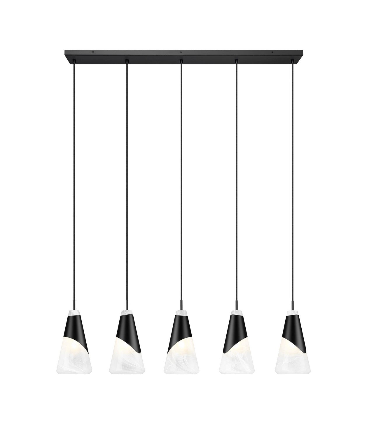 Lustre linéaire 5 lumières | Aimie
