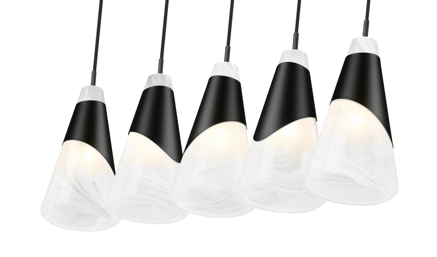 Lustre linéaire 5 lumières | Aimie