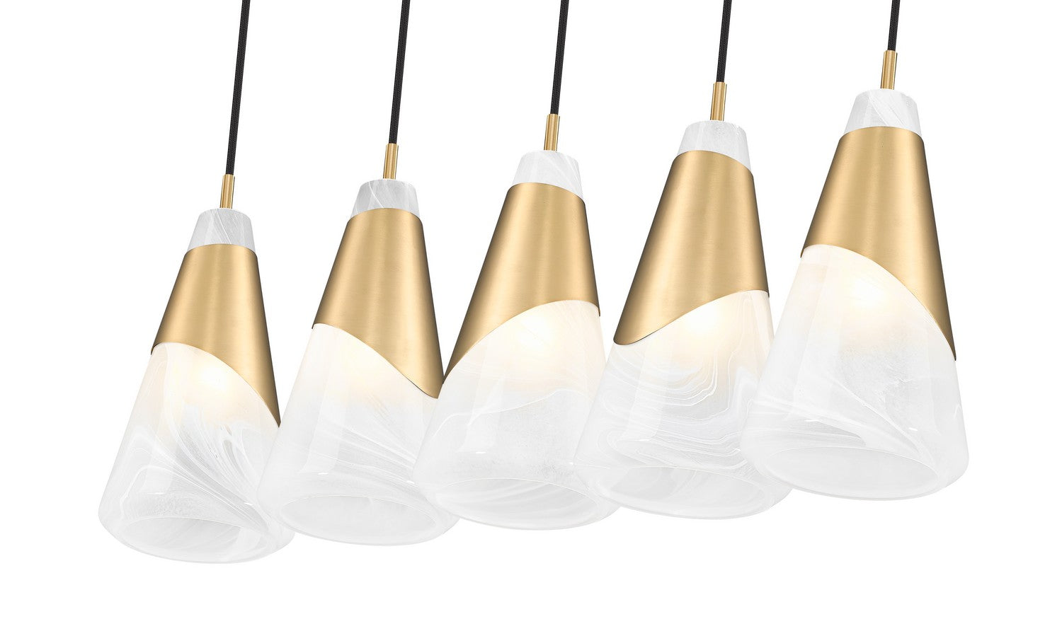 Lustre linéaire 5 lumières | Aimie