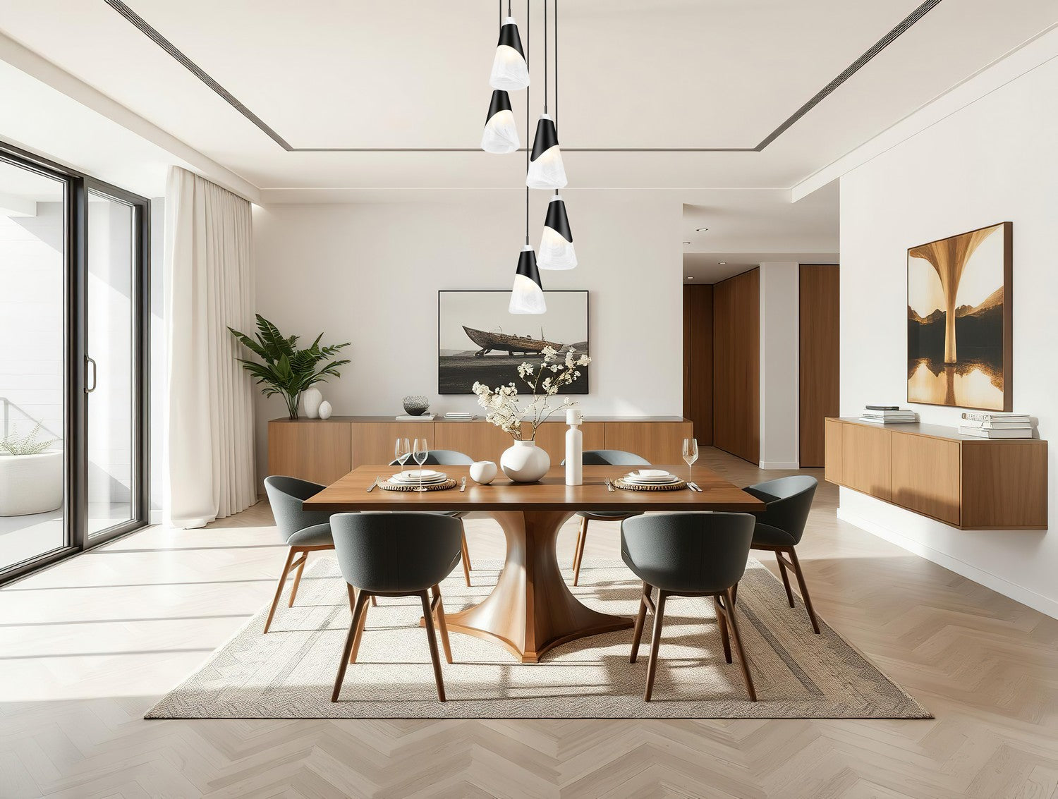Lustre 5 lumières | Aimie