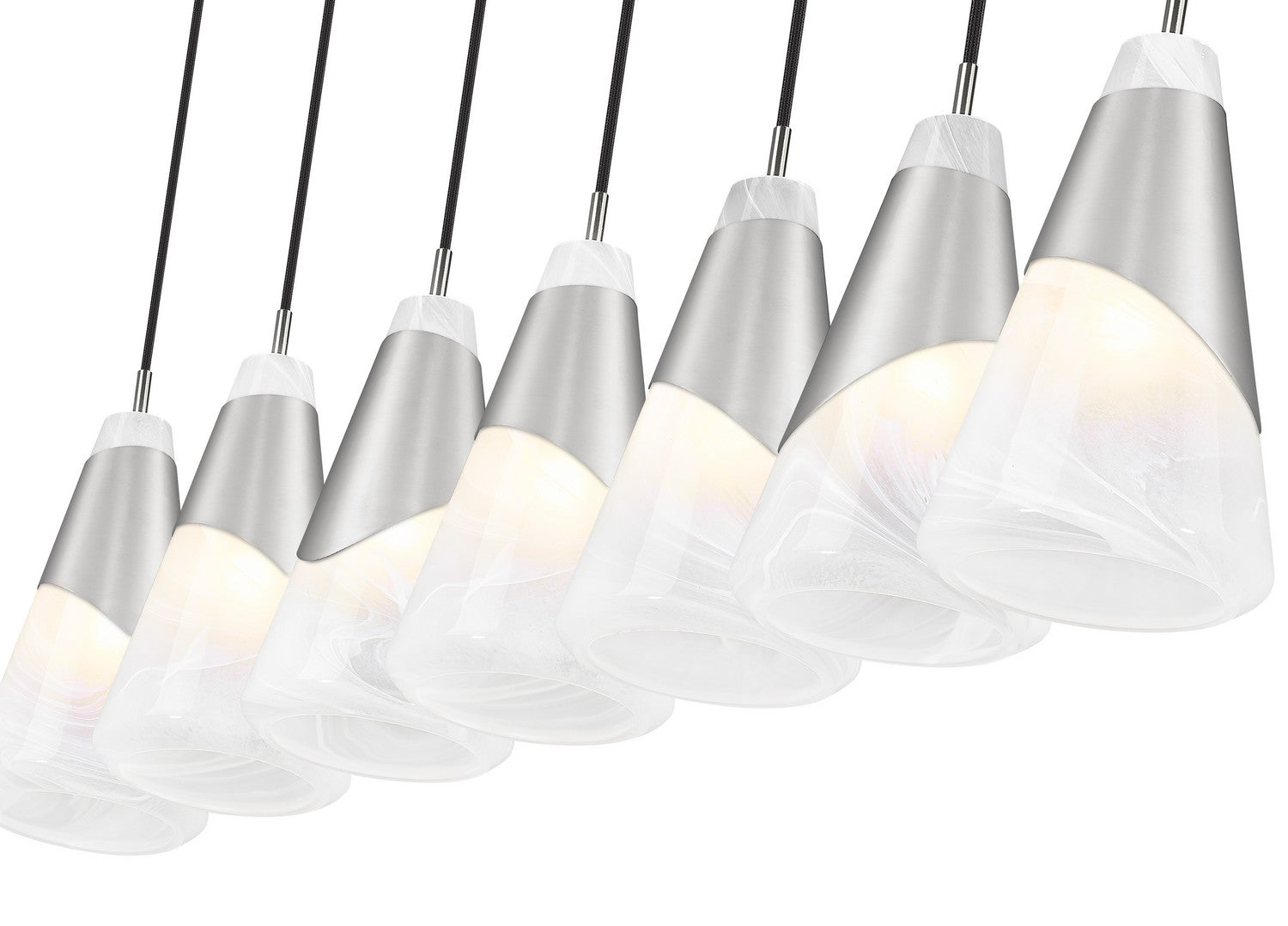 Lustre linéaire 7 lumières | Aimie