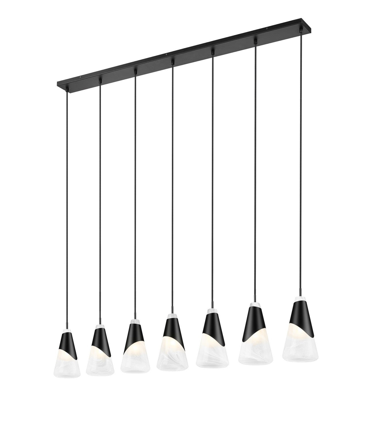 Lustre linéaire 7 lumières | Aimie