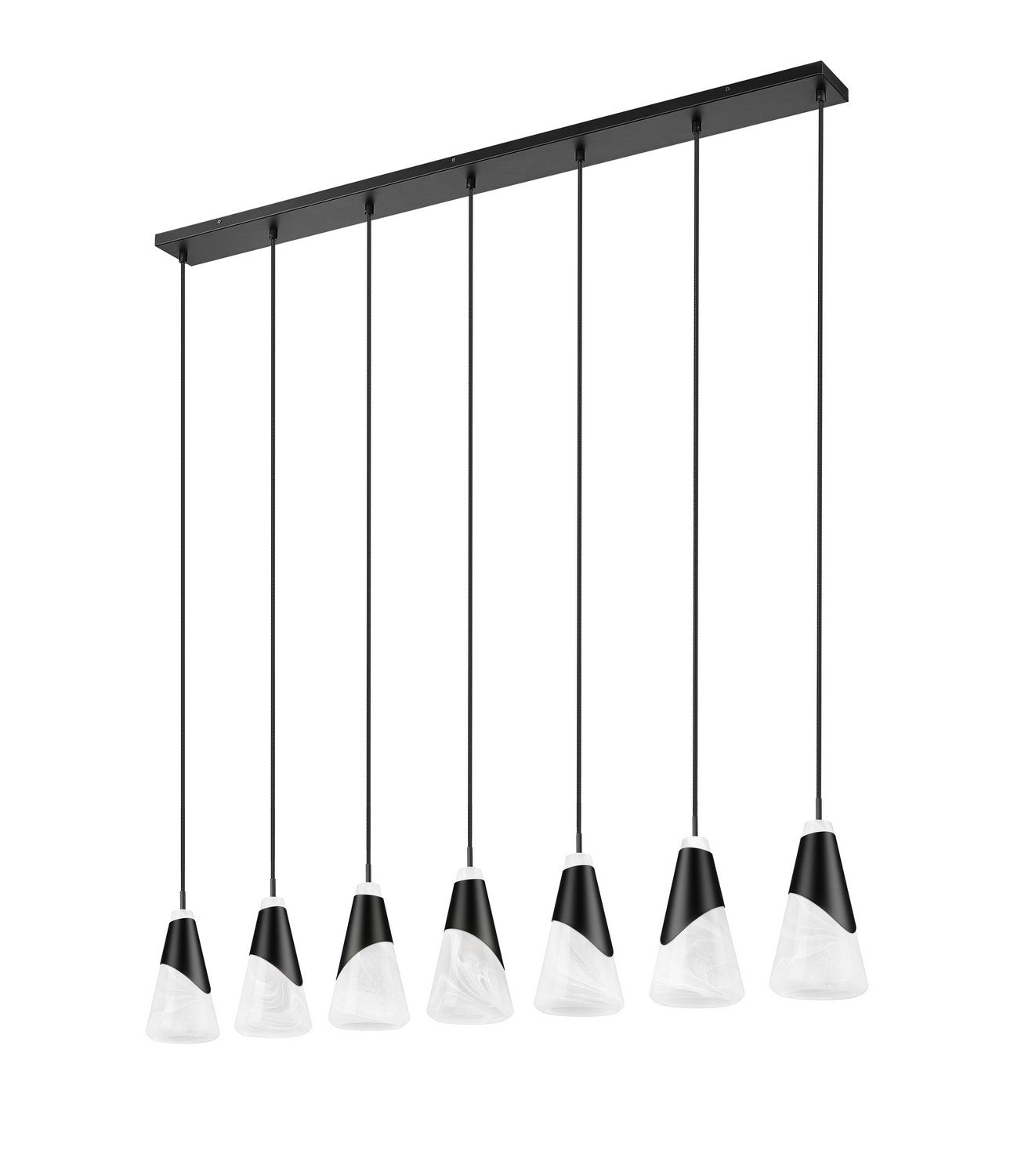 Lustre linéaire 7 lumières | Aimie