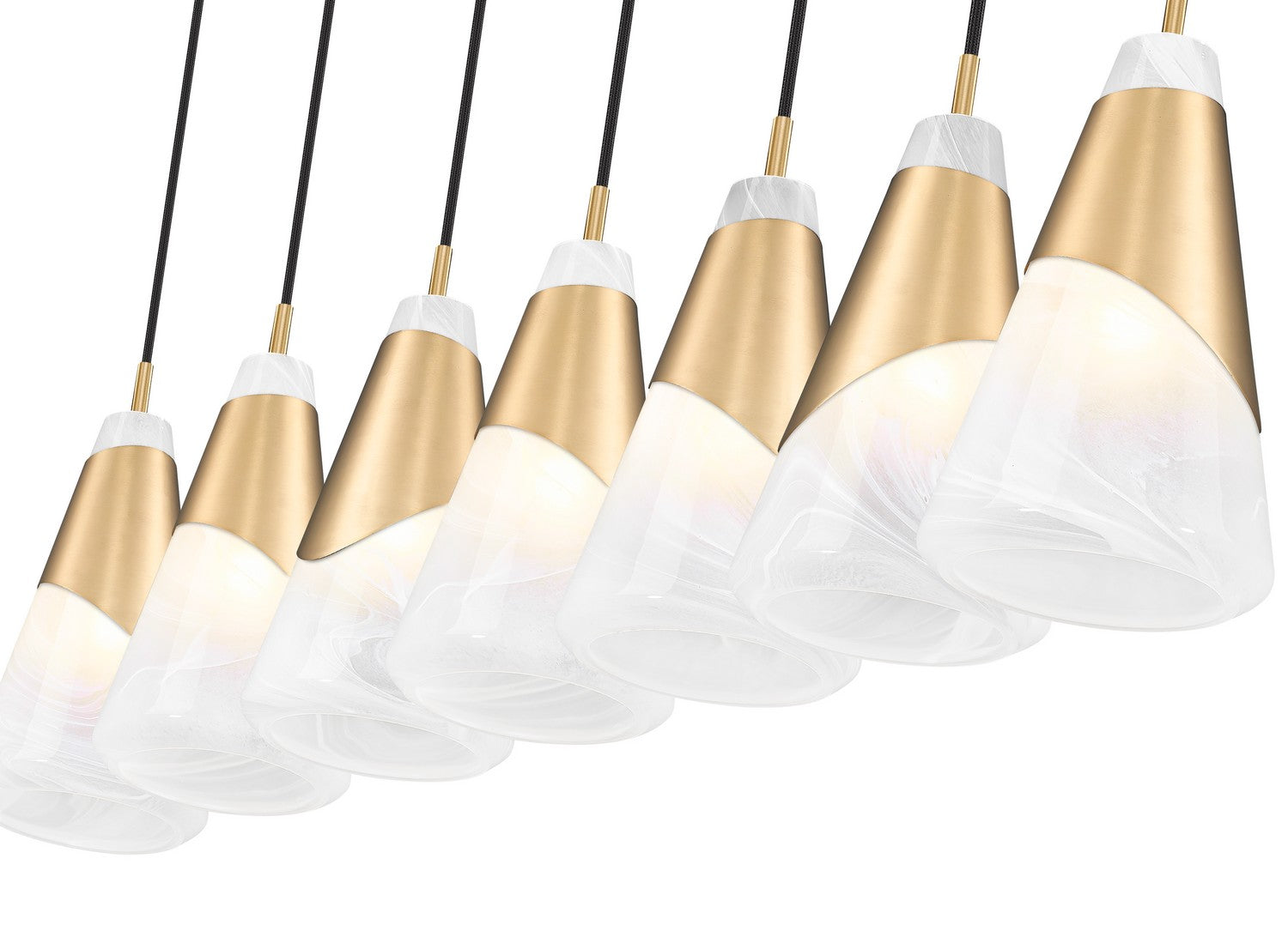 Lustre linéaire 7 lumières | Aimie