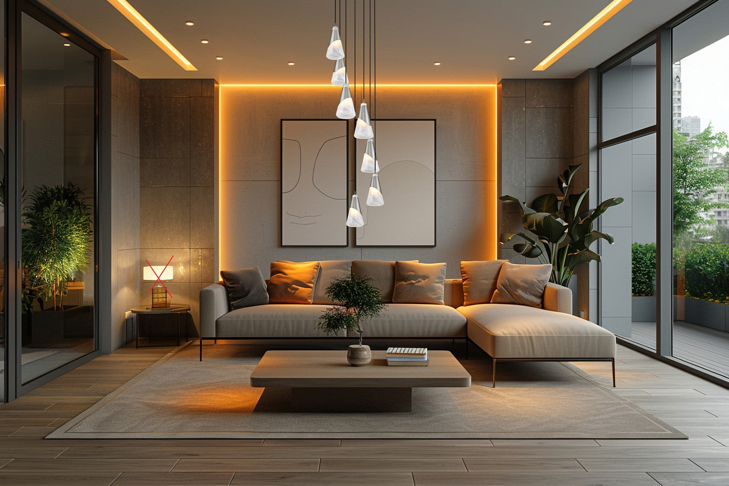 Lustre 7 lumières | Aimie
