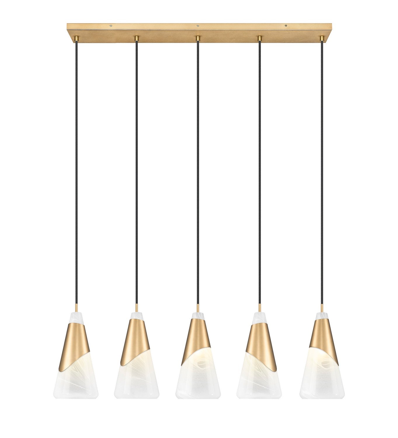 Lustre linéaire 5 lumières | Aimie
