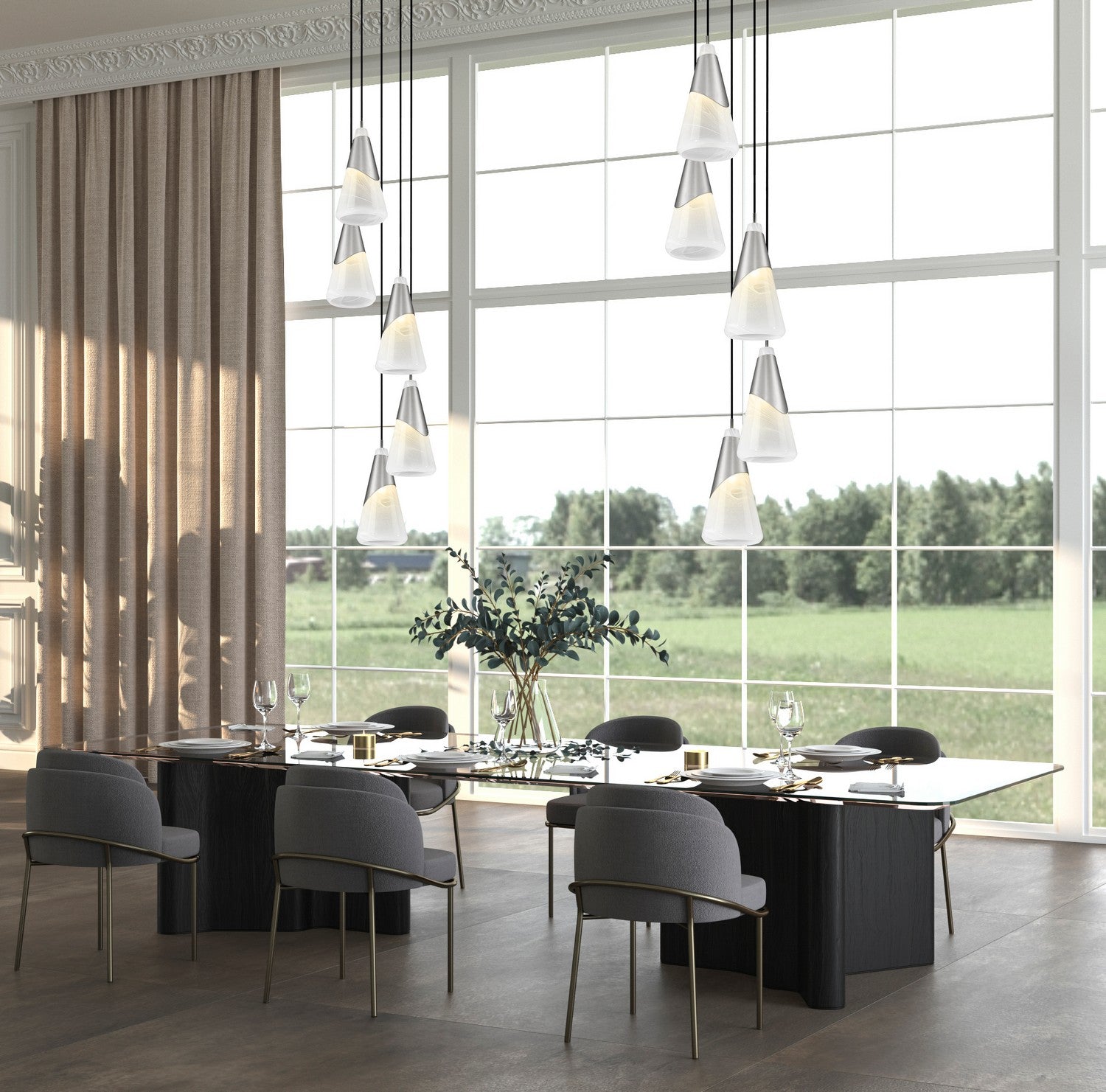 Lustre 5 lumières | Aimie