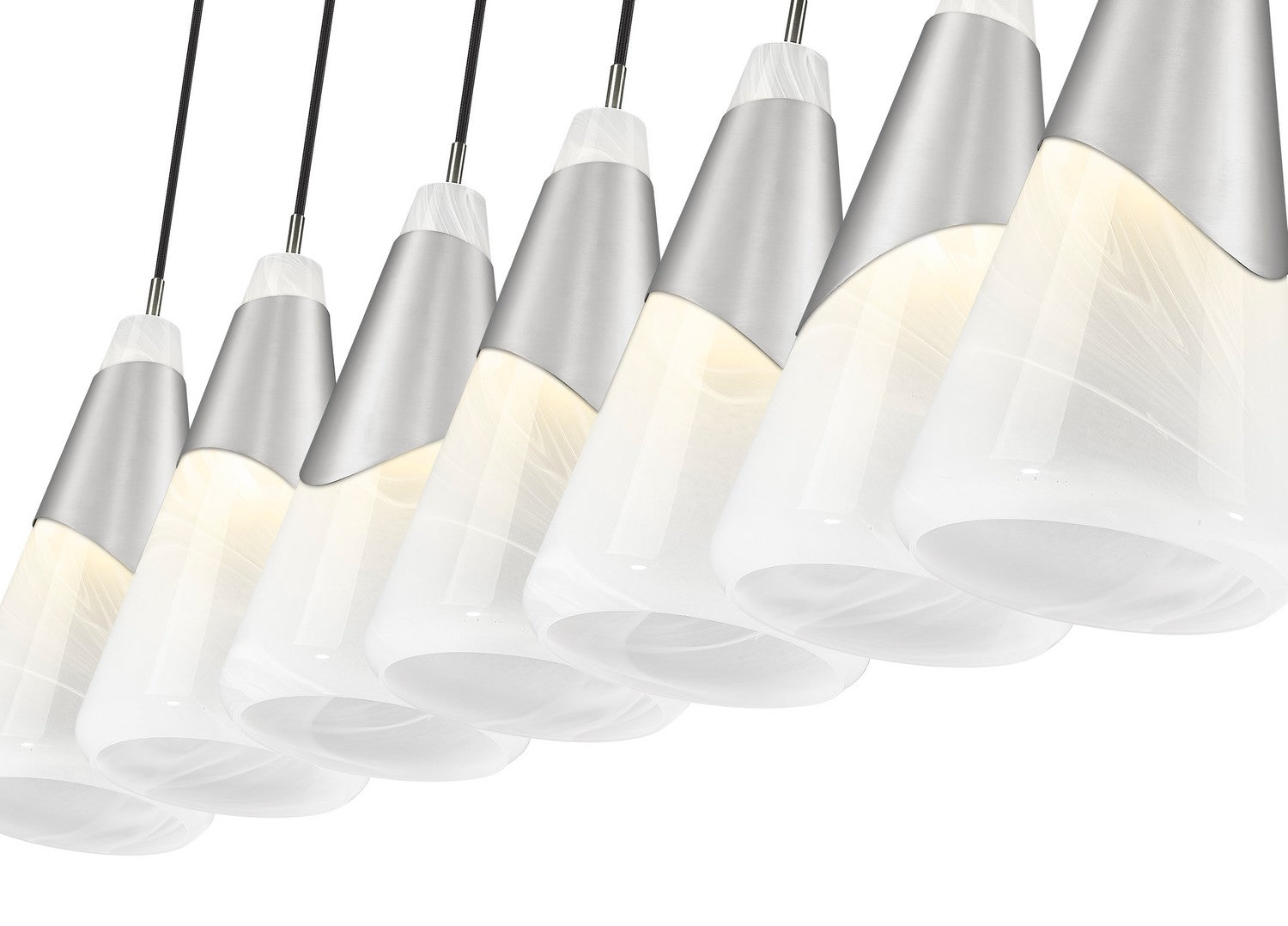 Lustre linéaire 7 lumières | Aimie