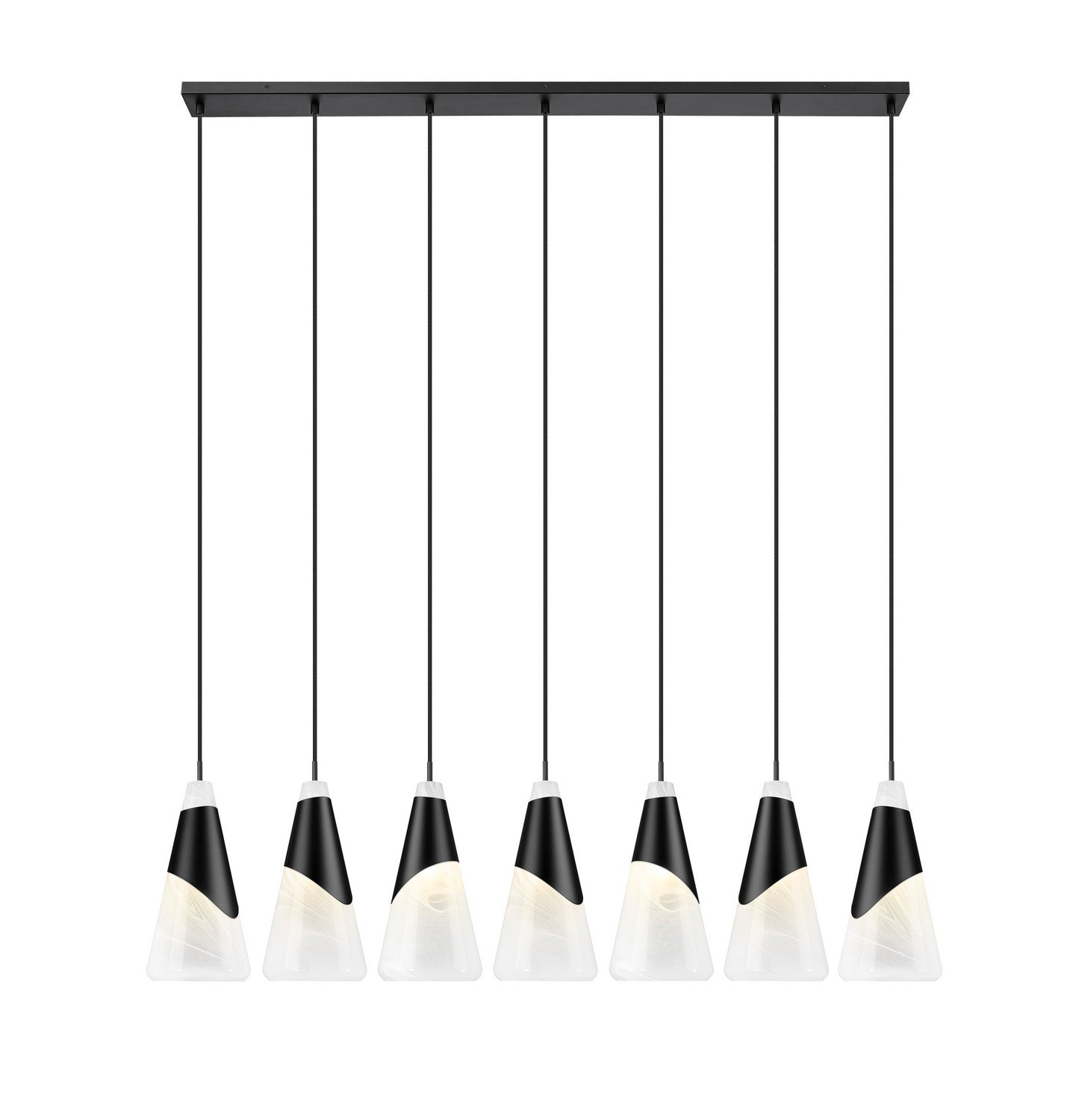 Lustre linéaire 7 lumières | Aimie