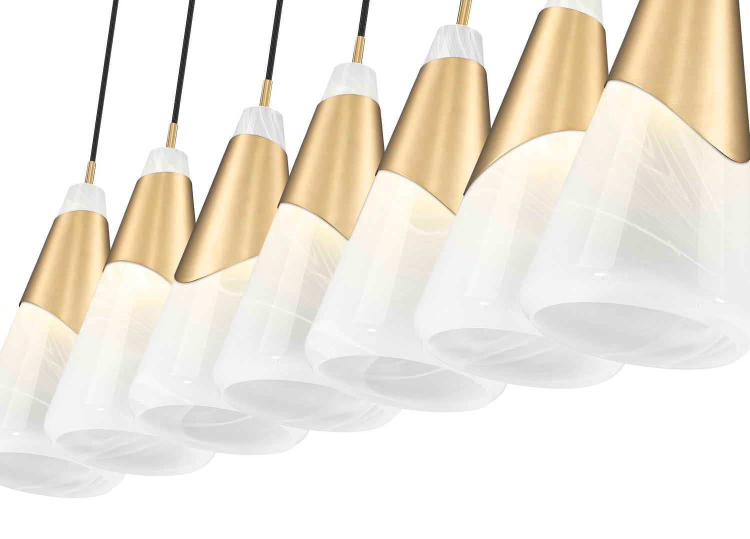 Lustre linéaire 7 lumières | Aimie
